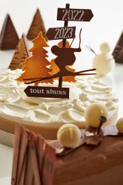 Les recettes 2022 de bûches et d’entremets de Noël s’affichent  cette année sur le thème de la montagne. 